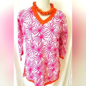 Gretchen Scott cotton tunic size small